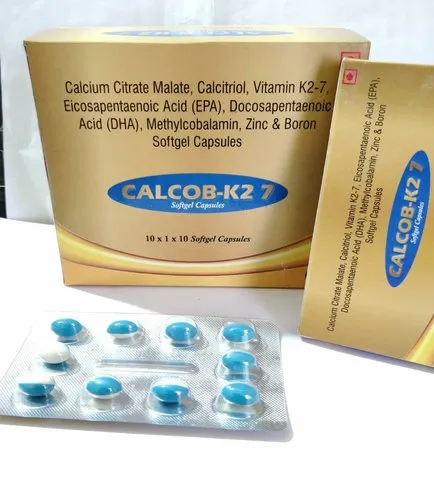 Calcob K-27 Softgel Capsules, for Hospital, Clinical, Personal