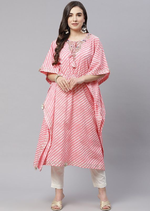 Stitched Ladies Kaftan Kurti, Size : M, XL, XXL, Occasion : Casual Wear at Best  Price in Delhi