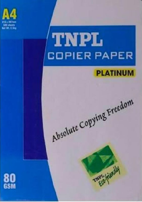 TNPL a4 copier paper, Color : White