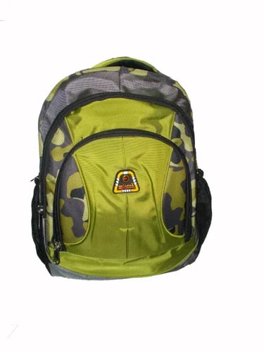 Standard Rexine Green College Bag, for Collage, Style : Backpack