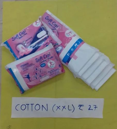 B Grade Cotton Sanitary Napkin, Style : Disposable