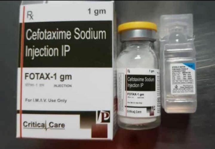 Cefotaxime Sodium 1gm Injection, Certification : WHO, GMP, GLP