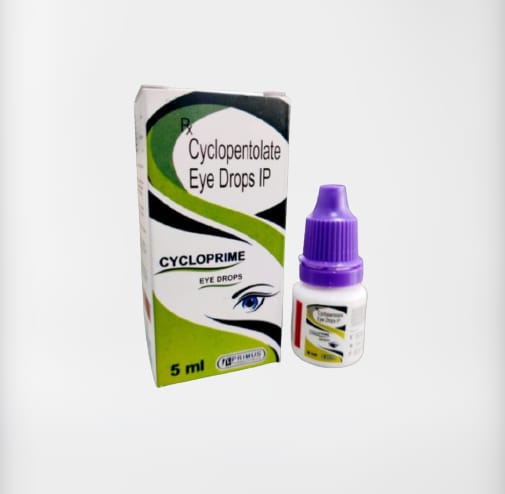 Cycloprime eye drop, Certification : WHO, GMP, GLP