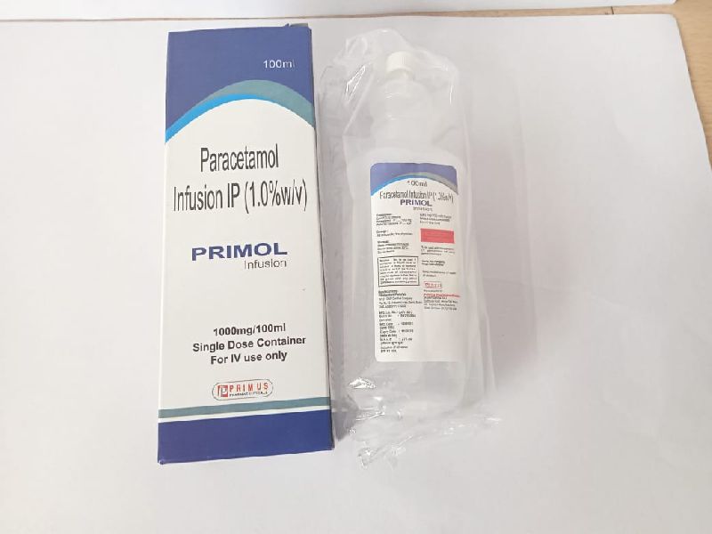 100ml paracetamol injection, Certification : WHO, GMP, GLP