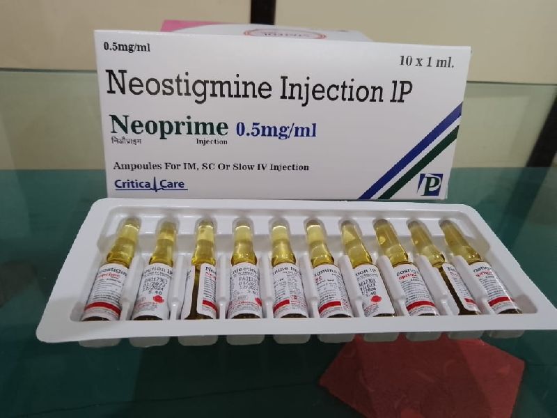 Each ml contains Neostiqmine 0.5 injection