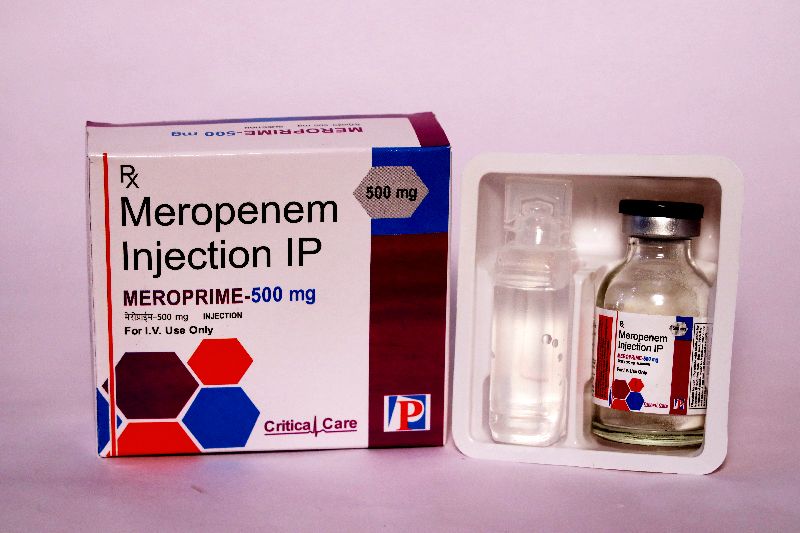 Meropenem 500mg Injection, Certification : WHO, GMP, GLP