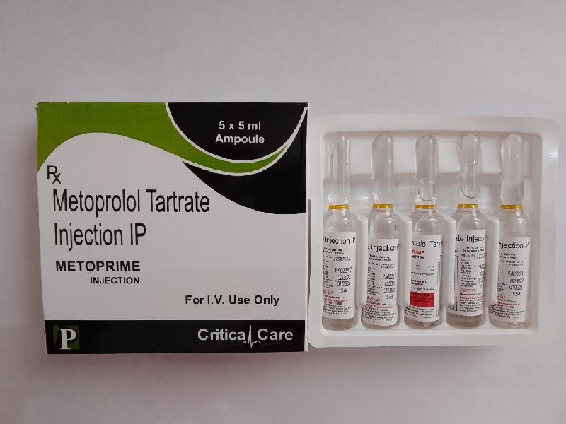 Metoprolol Tartrate IP 1mg Injection