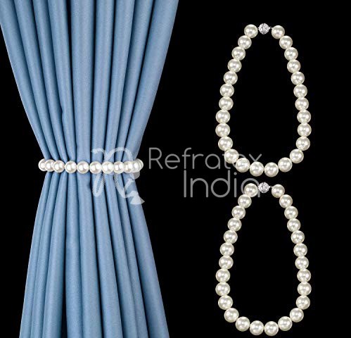Pearl Bead TC883 Contemporary Tie Back, for Curtains Holding