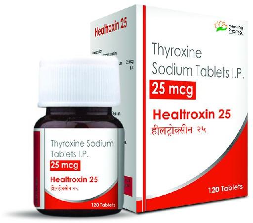 Healtroxin 25mcg Tablets, Type Of Medicines : Allopathic