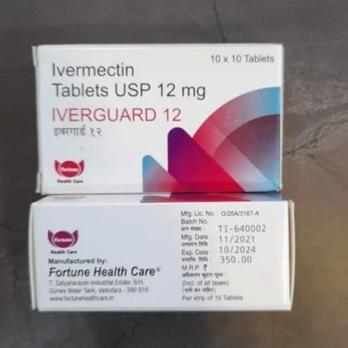 Iverguard 12mg Tablets, Type Of Medicines : Allopathic