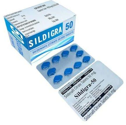 Sildigra 50mg Tablets, Type Of Medicines : Allopathic