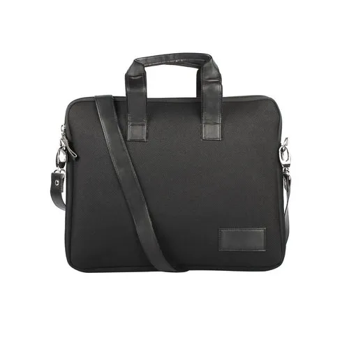 Leather Designer Laptop Case, Size 34x27x2.5 cm, Pattern Plain at