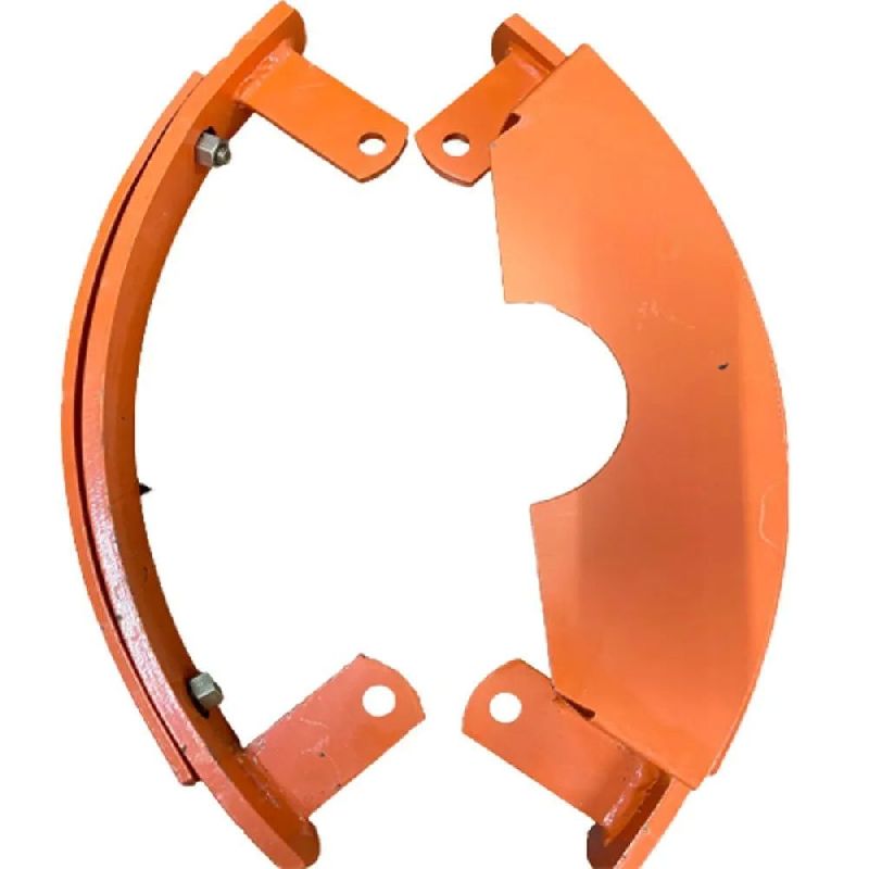 Coated Metal Rotavator Depth Skid, Color : Orange