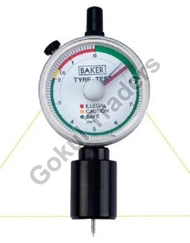 Baker Dial Type Tyre Tread Depth Gauge