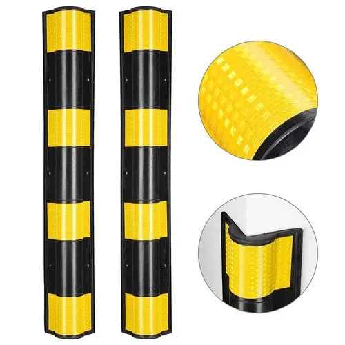 Rubber Corner Guard, Material Rotro Reflective Micro Prismatic Tape