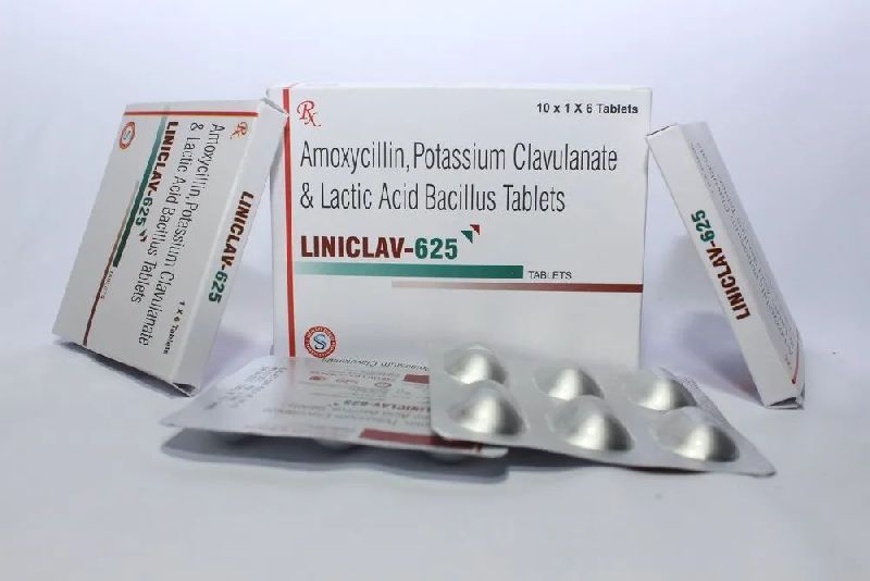 amoxycillin potassium clavulanate lactic acid bacillus tablet