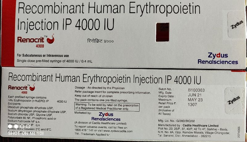 erythropoietin injection