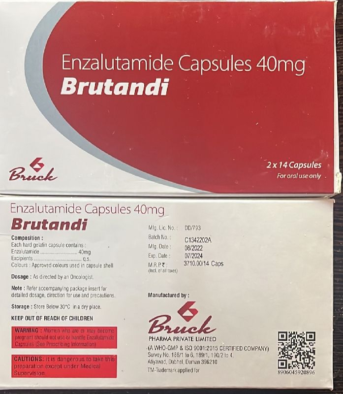 Enzalutamide capsule, for Hospital