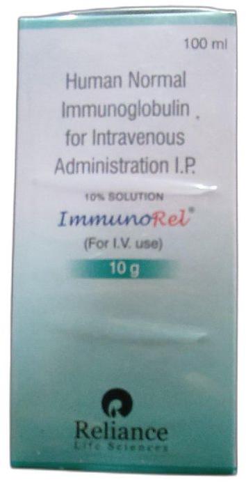 Immunorel 10gm Injection, Composition : Immunoglobulin
