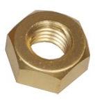 Polished Brass Collar Nuts