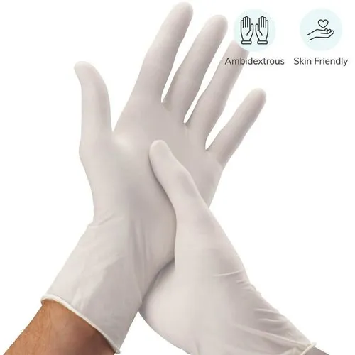 Latex NON STERILE GLOVES, Size : 12 INCH, Grade : MEDICAL at Rs 19.55 ...