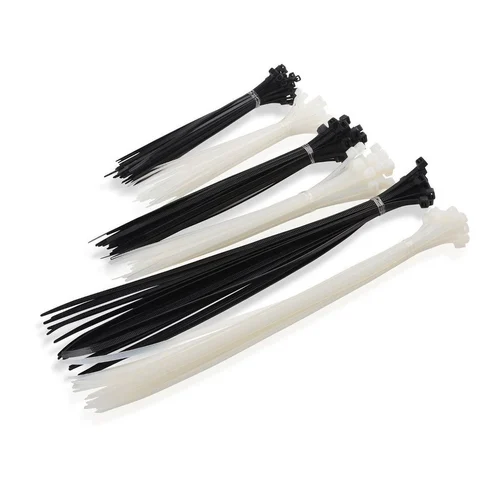 Black and White Flexible Cable Tie A S ELECTRONICS, Mumbai