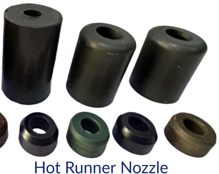 Round Devlon Hot Runner Nozzles, for Strong Built Up, Packaging Type : Paper Box