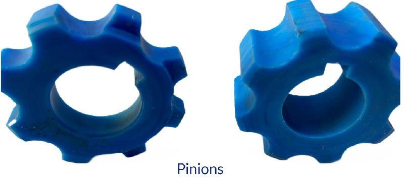 Round Nylocast Pinions, Color : Blue