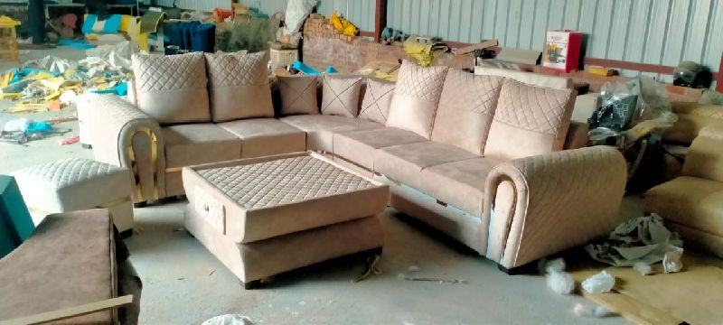 Wood Non Polished Sofa Set L Shap, For Home, Feature : Stylish, Quality Tested, Attractive Designs