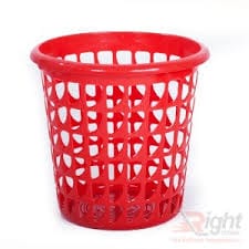 Inter Decors Plastic laundry basket, Feature : Easy To Carry, Matte Finish, Re-usability