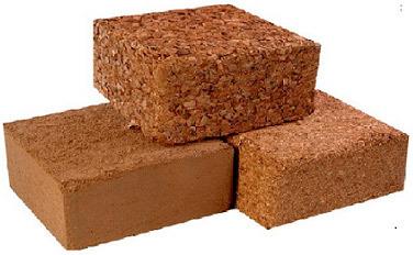Rectangular Cocopeat Blocks, for Agriculture Use, Form : Solid