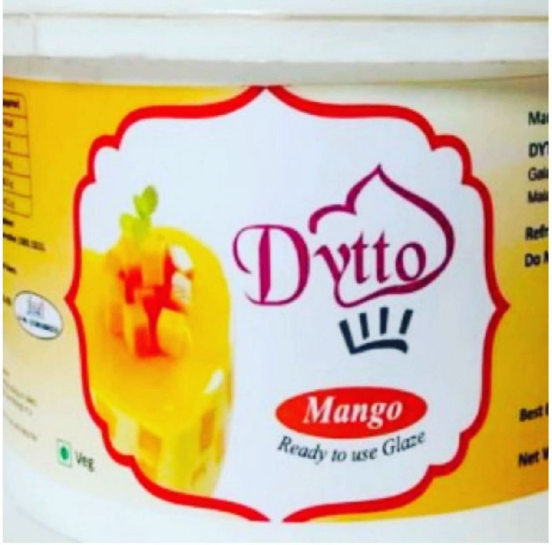 Dytto Mango Cake Glaze Gel, Packaging Size : 1kg