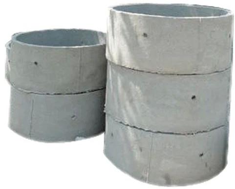 K2M 4ft Concrete Well Rings, Shape : Round