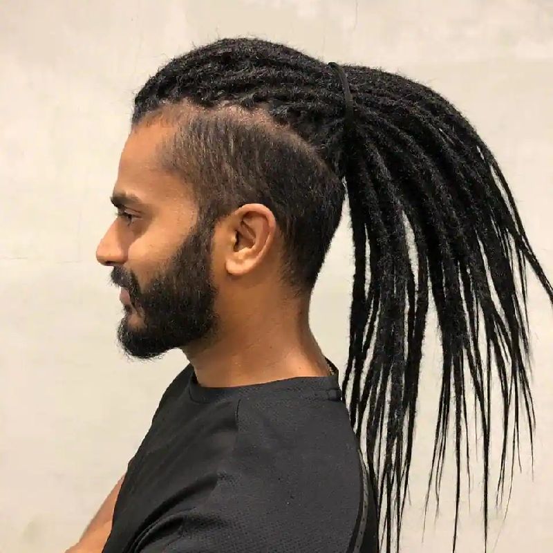 Black 100-150gm Dreadlock Hair, for Parlour, Personal, Gender : Male