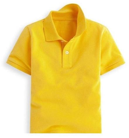 Plain Polyester Kids Polo T-shirts, Feature : Anti-wrinkle, Breathable, Comfortable