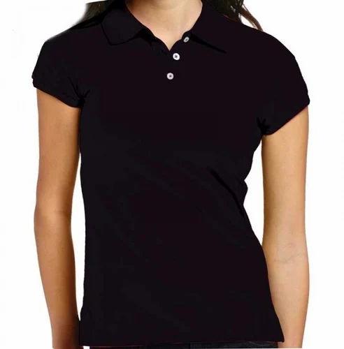 Plain Cotton Ladies Corporate T Shirt, Size : M, XL, X-Small