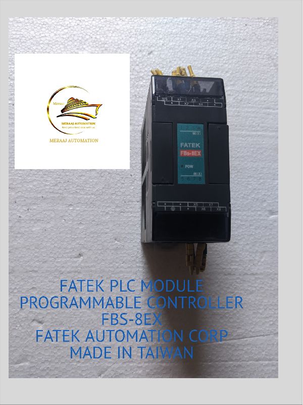 Fbs-8ex fatek plc module programmable controller, Color : Black