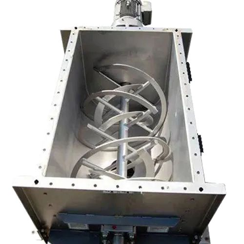 Ribbon Blender for Spices Mixing Stainless Steel Body with Copper Winding Motor