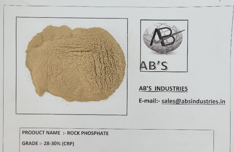 28-30% CRP Rock Phosphate, for Fertilizer, Packaging Type : Plastic Bags