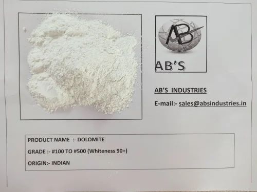 Grade 100 Dolomite Powder, for Industrial, Style : Dried