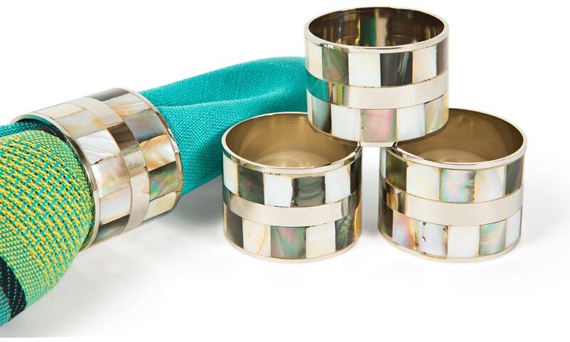 Mother of Pearl Napkin Rings