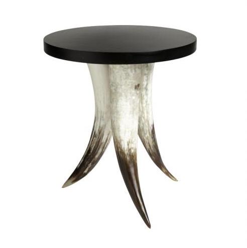 Round Polished Ox Horn Coffee Table, for Hotel, Home, Size : Standard