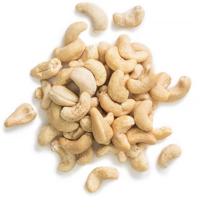 Light Cream Curve Organic raw cashew nuts, Packaging Type : Pp Bag