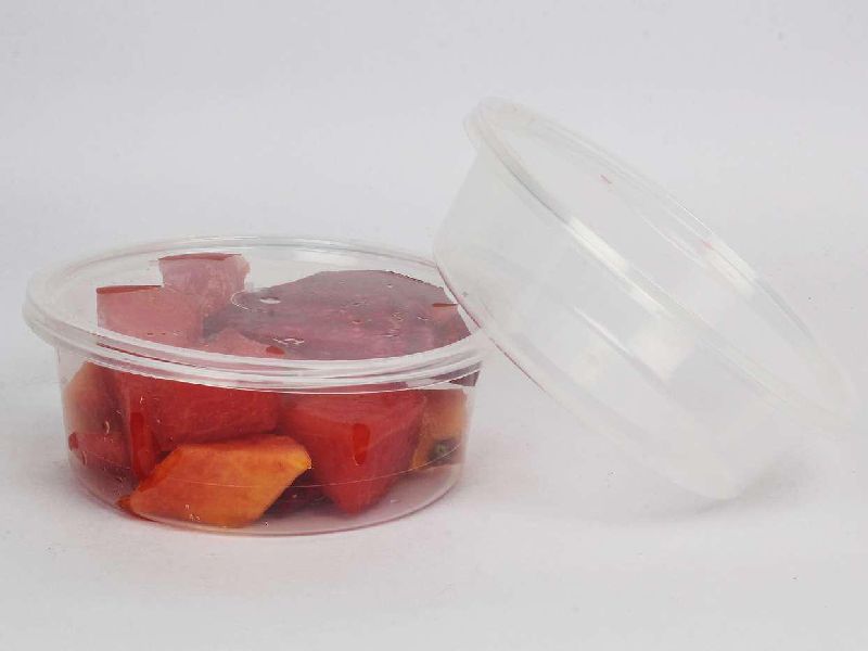 500ml Transparent Round Plastic Container