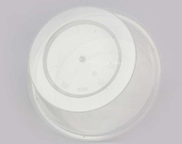 750ml Flat Transparent Plastic Container