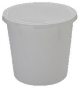 750ml Tall White Plastic Container
