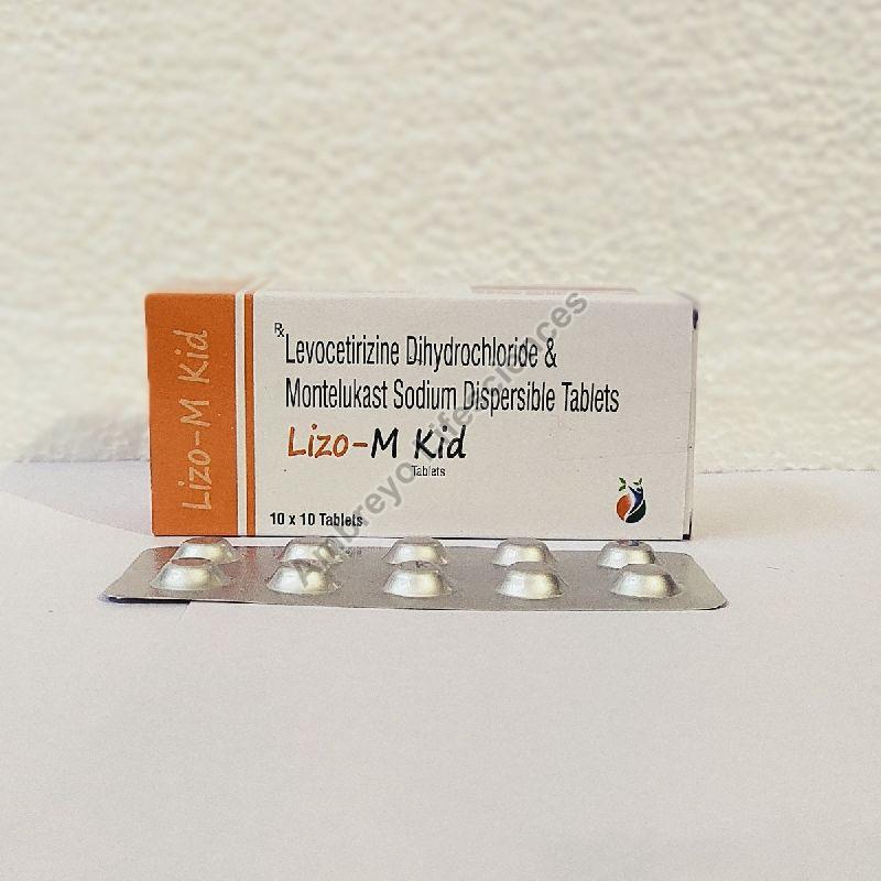 Lizo-M Kid Tablets, Packaging Type : Box