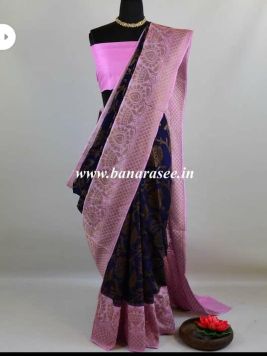 Banarasi semi dupion silk saree, Feature : Dry Cleaning