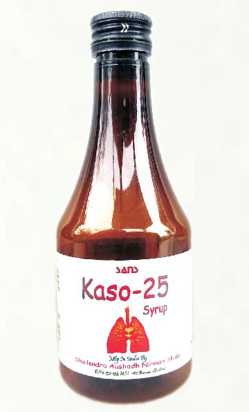 Sans Herbals Kaso-25 Syrup, Form : Liquid