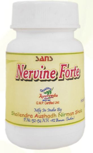 Sans Herbals Nervine Forte Capsule, Packaging Type : Plastic Bottle